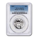 1997 1/2 oz Platinum American Eagle MS-70 PCGS 1997 1/2 oz Platinum American Eagle MS-70 PCGS